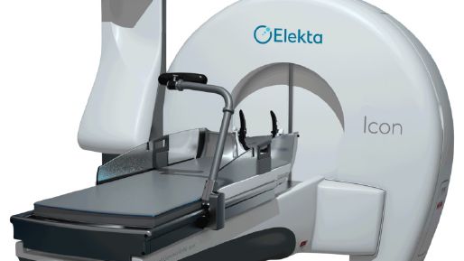 3D render of Leksell Gamma Knife Icon from the front angled