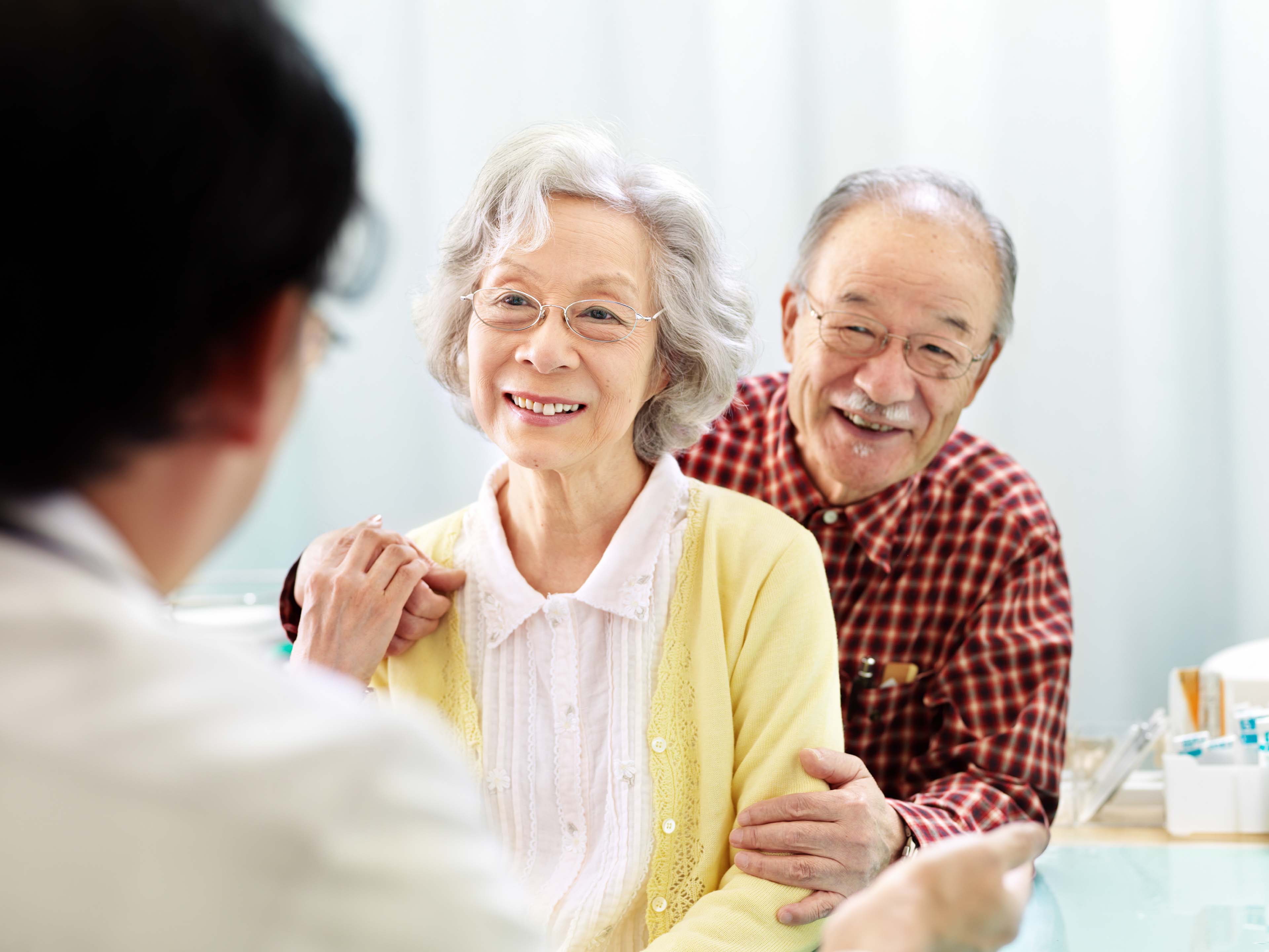 elderly couple